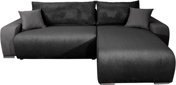 COLLECTION AB Ecksofa Pia, L-Form, Breite 237 cm, mit Schlaffunktion, inkl. Bettfunktion und Bettkasten