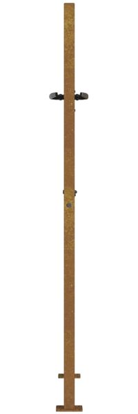 vidaXL Gartentor 100x125 cm Cortenstahl Gras-Design 153174 Bild 6