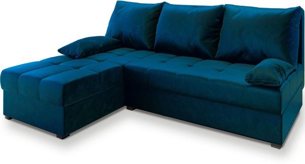 Masseno Ecksofa RITA mit Schlaffunktion L-Form, Sofa mit Bettkasten
