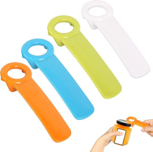 FELIXLEO Dosenöffner 4 Stk Deckelöffner Glasöffner Schraubdeckel manuell Senioren