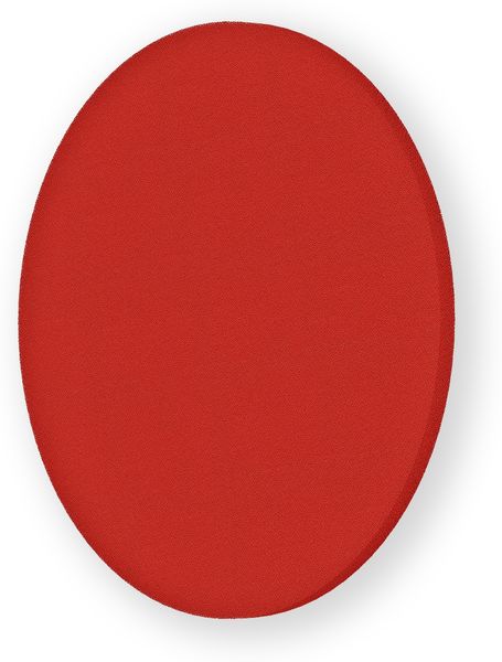 Rheinland Möbel FocusWall WAR07 – Runder Akustik-Wandabsorber Ø 70 cm in Stofffarbe Lobster inkl. Montage-Set - Made in Germany - Klasse A, Stoffbezug, schwer entflammbar
