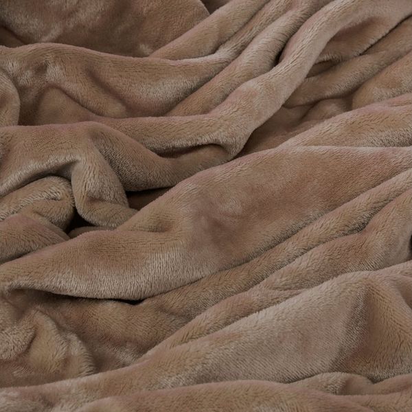 One Home Bettwäsche Winter Cashmere Touch Unifarben, Fleece, 2 teilig, flauschig warmes Teddy Plüsch, Wende Übergröße
