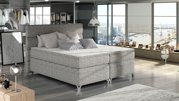 Wohnideebilder Amadeo 140X200 Grau Boxspringbett BAO_01_1.4