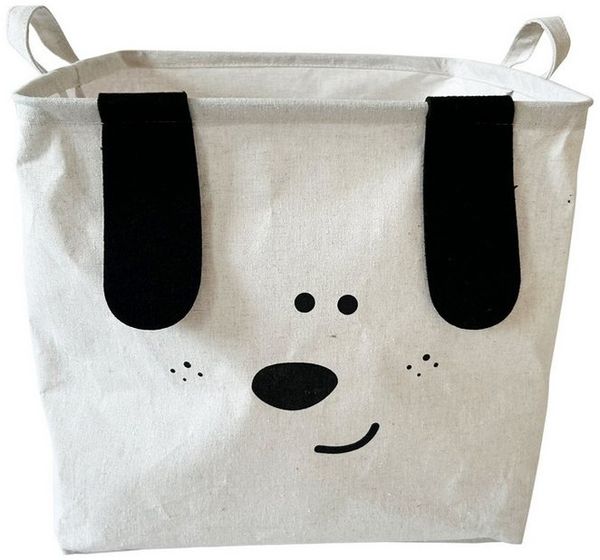 HTI-Living Aufbewahrungskorb Aufbewahrungskorb Hund eckig (Stück, 1 St, 1 Aufbewahrungskorb), Aufbewahrungsbox Tiermotiv Kinderzimmer