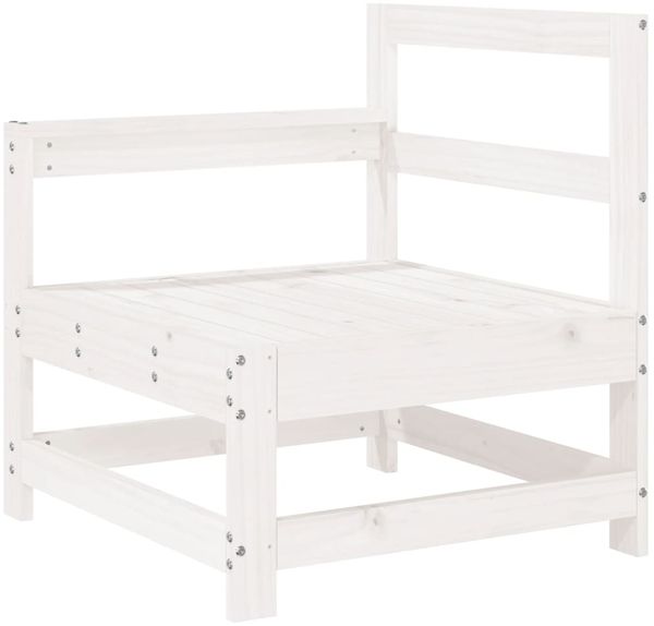 vidaXL 8-tlg. Garten-Sofagarnitur Weiß Massivholz Kiefer 3250597 Bild 8