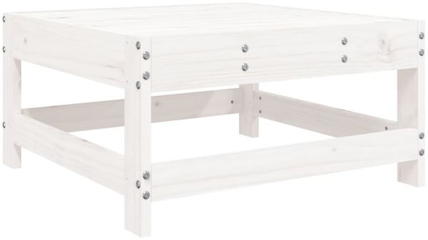 vidaXL 8-tlg. Garten-Sofagarnitur Weiß Massivholz Kiefer 3250597 Bild 6