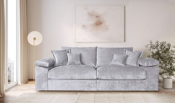 Home affaire Big-Sofa Soft&Cosy XL, B: 246 cm - OTTO. Verlässliche Qualität, Mega-Sofa, Cord oder Chenille-Struktur, mit Federkern & 4 Zierkissen