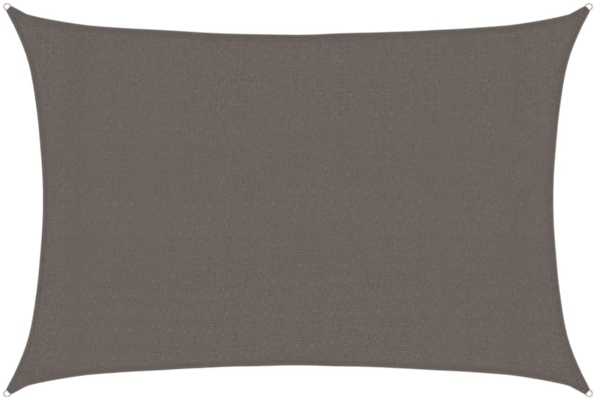 vidaXL Sonnensegel 160 g/m² Anthrazit 3x4 m HDPE 311072