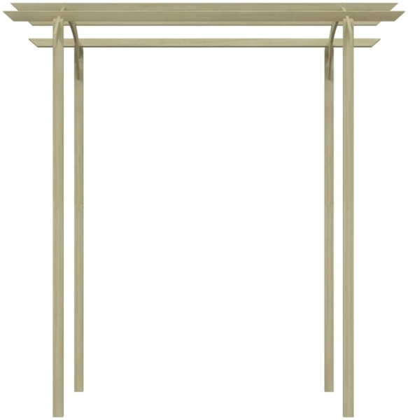 vidaXL Garten-Pergola Kiefernholz Imprägniert 180x197x210 cm 44926