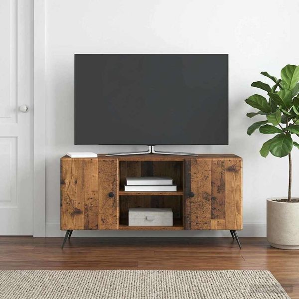 vidaXL TV-Schränk Altholz 102 x 34,5 x 50 cm Holzwerkstoff 895623