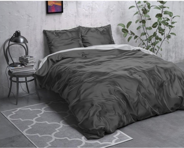 Sitheim-Europe Bettwäsche SLEEPTIME DOUBLE FACE BEAUTY -Bettbezug & Kissenbezüge, Seide, 2 teilig, Weich, geschmeidig und wärmeregulierend Bild 5