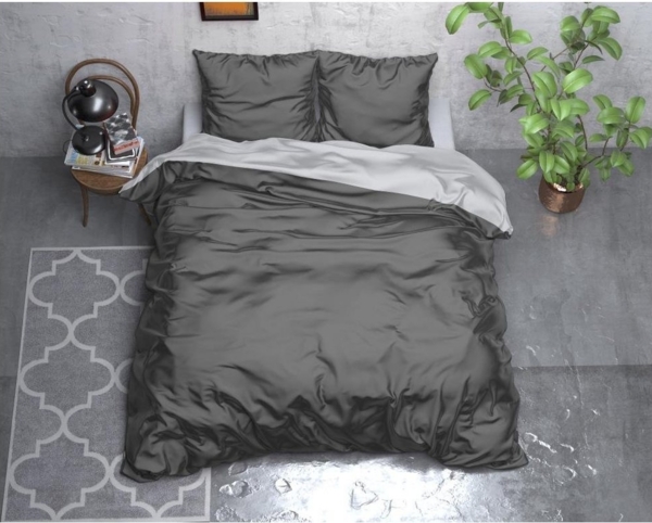 Sitheim-Europe Bettwäsche SLEEPTIME DOUBLE FACE BEAUTY -Bettbezug & Kissenbezüge, Seide, 2 teilig, Weich, geschmeidig und wärmeregulierend Bild 3