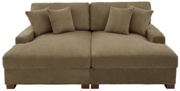 HTI-Living Sofa Couch Cord Sofa Justus, Stück 1 Teile