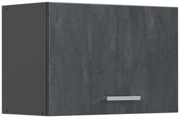 Vicco Hängeschrank R-Line Schwarz Beton Anthrazit 60 cm flach