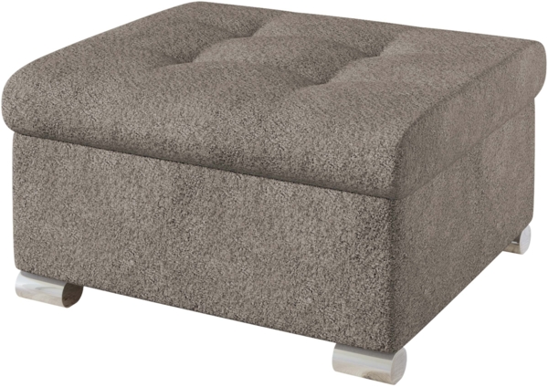 Polsterhocker Niko Klein (Farbe: Coral 50)