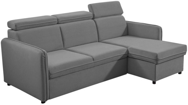 Ecksofa Brulpin Mini, Verstellbare Kopfstütze, Bettkasten, Schlaffunktion (Enjoy New 21)
