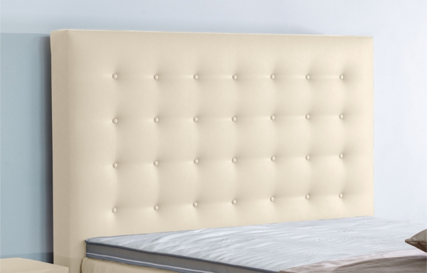 Meisterbetten Boxspringbett Kimm 180x220 in KL-Vanille, Matratzenbezug Nano, Ergoflex-Topper Bild 5