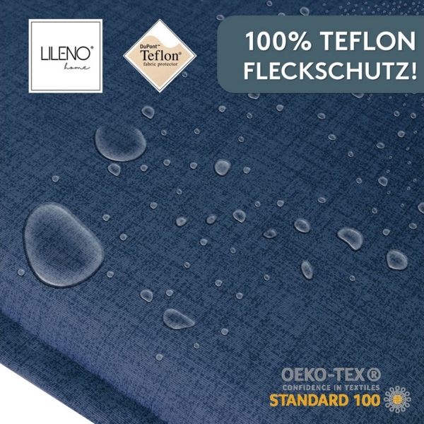 LILENO HOME Hochlehnerauflage Gartenstuhl Auflage, bequeme Sitzauflage für Gartenmöbel, Stuhlkissen, (2 St, 2er Set), Polsterauflage Dunkelblau, Sitzpolster für Klappstühle Bild 3