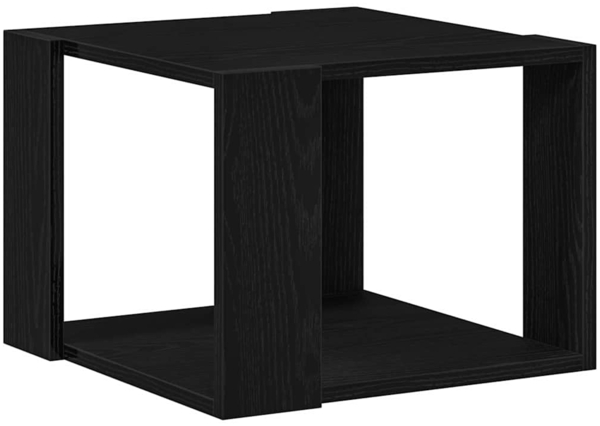 vidaXL Couchtisch Schwarz Eichen-Optik 40 x 40 x 30 cm Holzwerkstoff 862607
