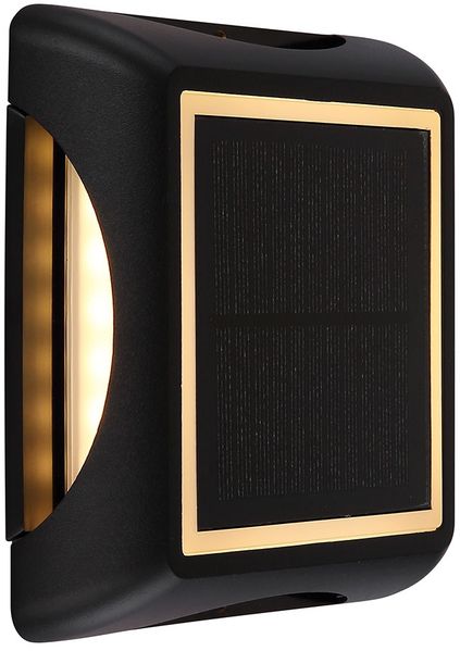 LED Solar-Wandleuchte, Bodenstrahler, IP65, Stufenschalter, L 14 cm