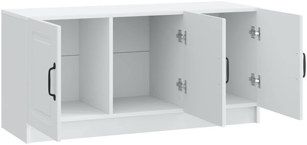 vidaXL TV-Schränk Weiß 99 x 34,5 x 47 cm Holzwerkstoff 895865 Bild 4