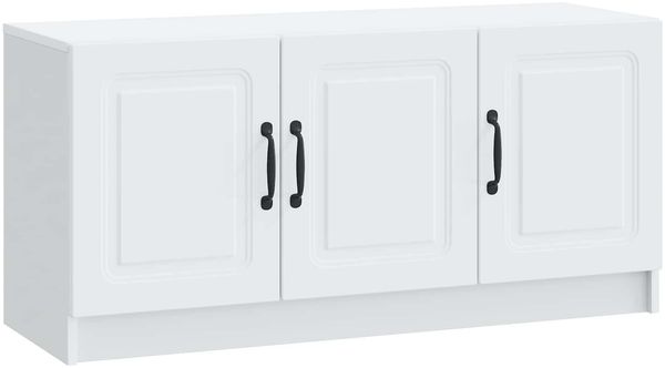 vidaXL TV-Schränk Weiß 99 x 34,5 x 47 cm Holzwerkstoff 895865 Bild 2