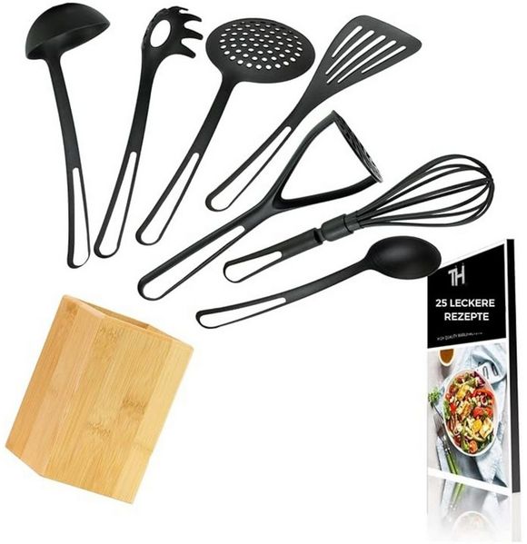 Thiru Kochbesteck-Set - hitzebeständig - spülmaschinengeeignet (7-tlg)
