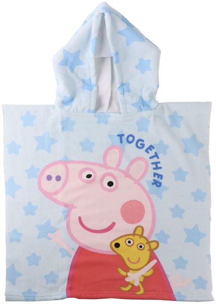 Peppa Pig Kinder Badeponcho 55 × 54 cm 100% Polyester 250 gsm