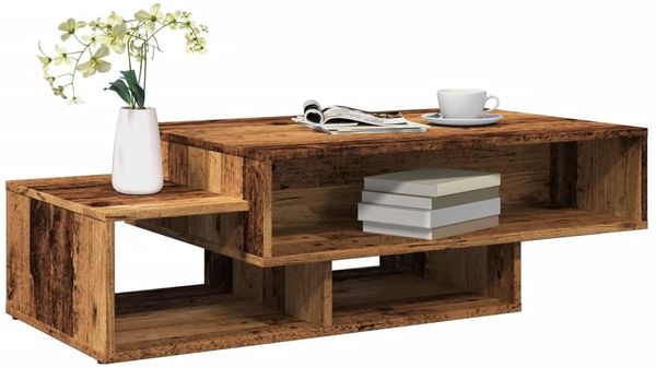 vidaXL Couchtisch Altholz-Optik 105x55x32 cm Holzwerkstoff 856670