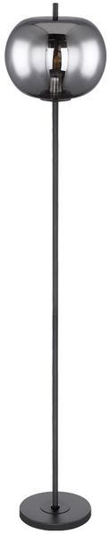 Stehleuchte, Glaskugel, rauch, Höhe 160 cm