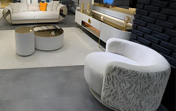JVmoebel Sessel Weißer Polstersessel von JVMoebel mit modernem Design und Komfort (1-St, Sessel), Made in Europa