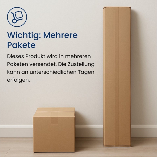 Home Collective Holzbett Einzelbett Massivholz Bett mit Massive Bettbeine & sicherem Lack, 210x172x72 cm, Walnuss Bild 2