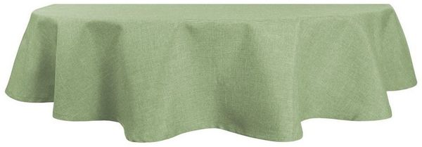 Haus und Deko Tischdecke Tischdecke oval Leinenoptik Lotuseffekt Tischwäsche Wasserabweisend (1-tlg)