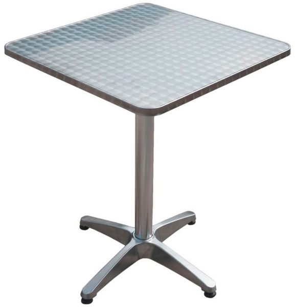 Gravidus Bistrotisch Bistro Tisch Klapptisch klappbar quadratisch Alu-Gestell