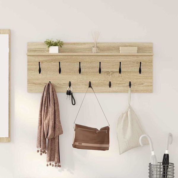 vidaXL Wandmontierter nachttisch Sonoma-Eiche 100 x 40 x 12 cm 874445