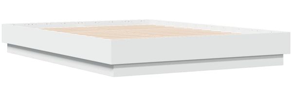 vidaXL Bettgestell Weiß 140x190 cm Holzwerkstoff 3209870 Bild 6