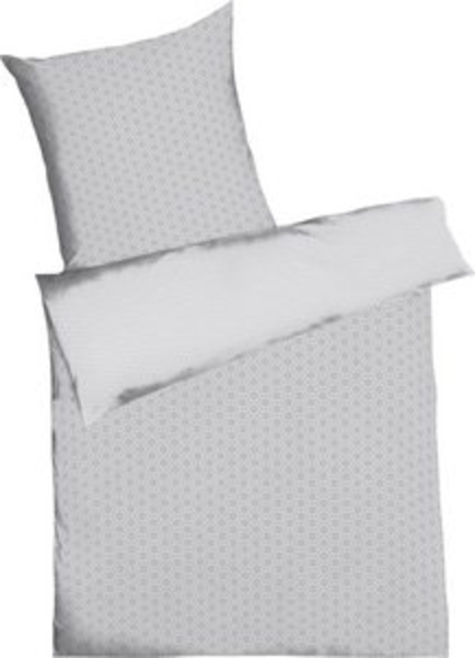 Kaeppel Mako Satin Bettwäsche Moment Grau 135x200 cm + 80x80 cm Bild 6