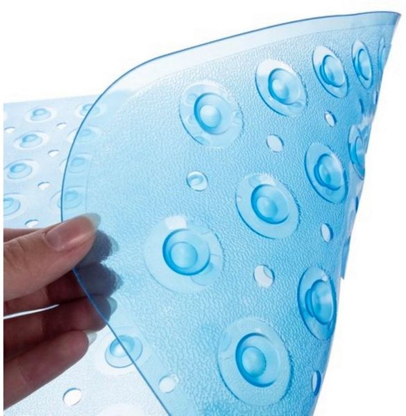 Ruhhy Badematte Rutschfeste Badewannematte Schimmelresitenz - 100 x 40 cm, rutschhemmend, beschichtet, sauggnäpfe, schnell trocknend, anti-rutschmatte, sichere saugnäpfe, Gummi, Sicherer Halt dank spezieller Beschaffenheit und Saugnäpfe