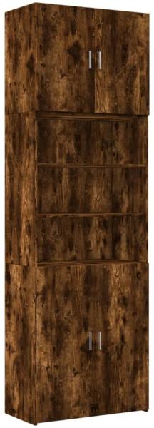 vidaXL Highboard Räuchereiche 80x42,5x249 cm Holzwerkstoff 3281361