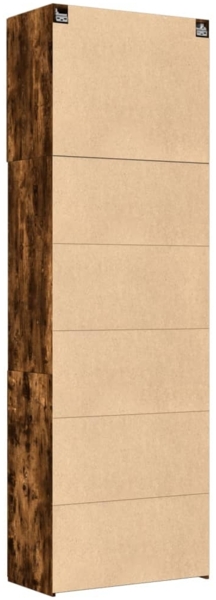 vidaXL Highboard Räuchereiche 80x42,5x249 cm Holzwerkstoff 3281361 Bild 7