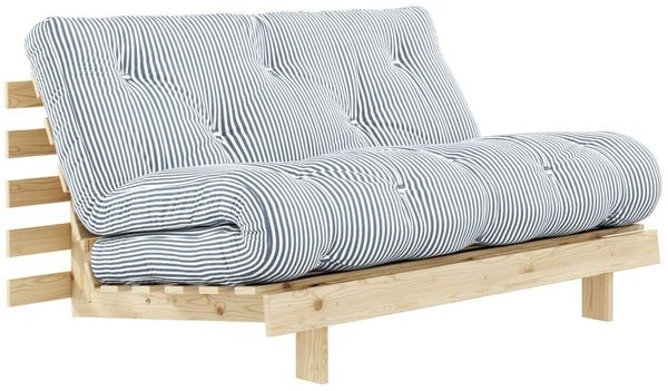Schlafsofa ROOTS 140 cm von KARUP Polster Beach Blue Klappsofa Gestell Kiefer