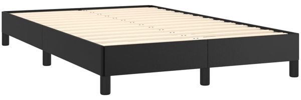 vidaXL Bettgestell ohne Matratze Schwarz 120x190 cm Kunstleder 379496 Bild 3