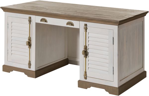 Schreibtisch Mango 160x80x76 weiß lackiert TOULOUSE #120