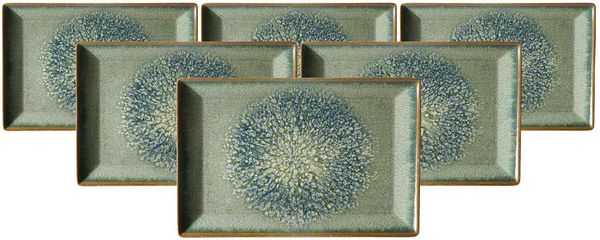 Ritzenhoff & Breker Verde Servierplatte 30 x 20 cm 6er Set