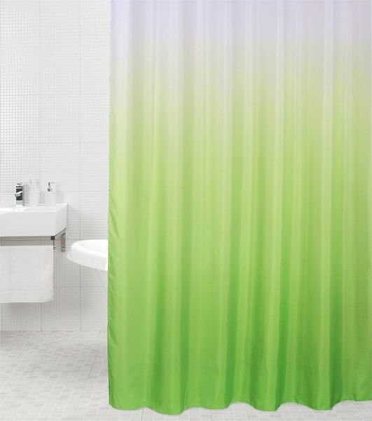 Sanilo Duschvorhang Magic Grün 180 x 200 cm, 100% wasserdicht, Anti-Schimmel-Effekt, hochwertige Qualität