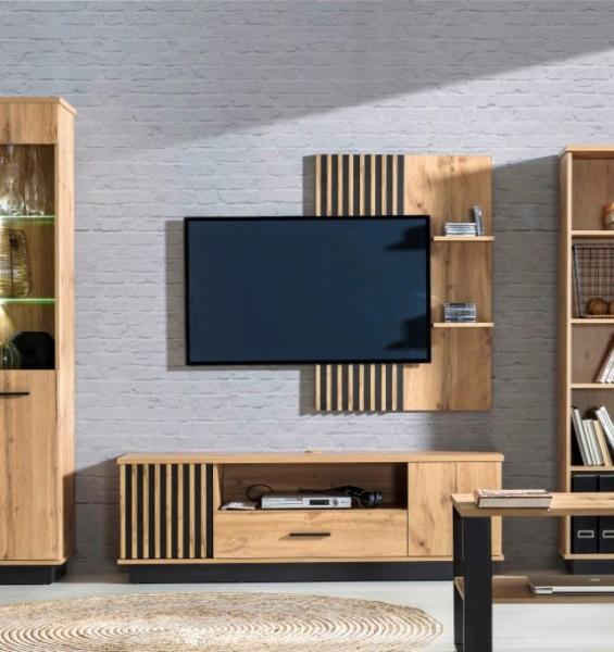 XL Küchenhängeschrank Rimini 80x96cm Glaseinsatz matt Farbe wählbar RI-W4S/80