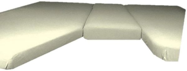 EXKLUSIV HEIMTEXTIL 3-teiliges Spannbettlaken Wohnmobil Set Frottee - Naturweiss - OEKO-TEX – Spannbettlaken Wohnwagen Heckbett & Längsbetten mit Mittelteil – Elastisch