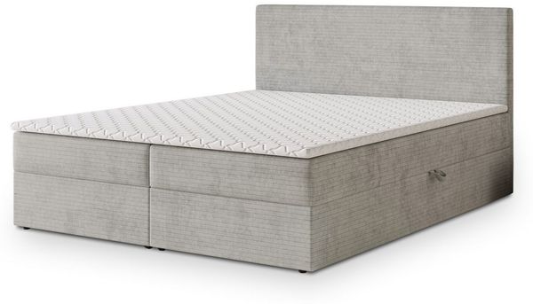Masseno Boxbett NIRA 140x200 cm mit Bonell Matratze und Topper