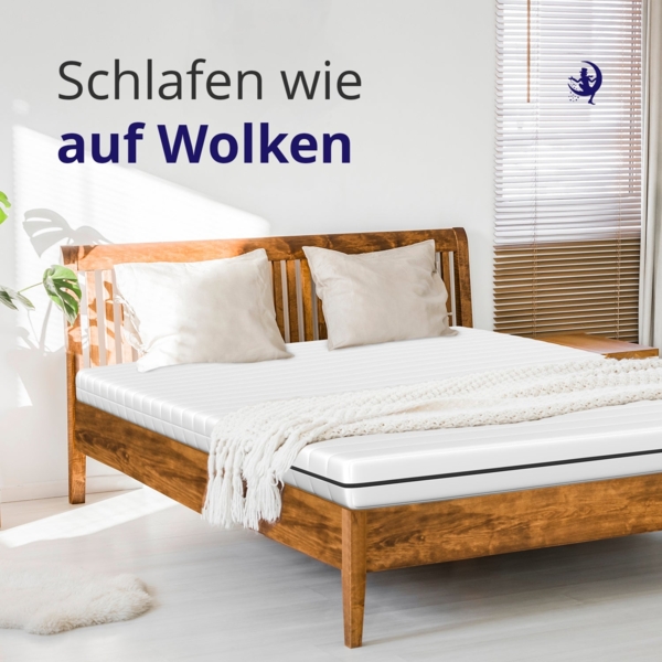 Mister Sandman Kaltschaummatratze, 90x200 cm, 2in1 Härtegrad H2/H3, 7 Liegezonen Bild 5