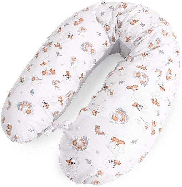 Amilian Stillkissen XXL 170 cm - Schwangerschaftskissen & Seitenschläferkissen mit Bezug, - Lagerungskissen - Nursing Pillow - Pregnancy Pillow, mit Füllung, Schlafkissen für Seitenlage - Körperkissen